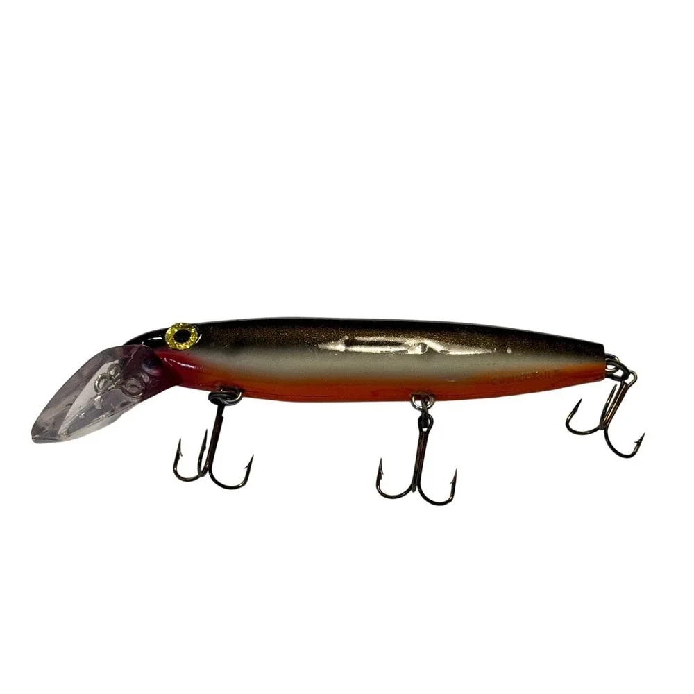 Joe Bucher Depth Raider Crankbait Musky Pike Lure Black Gold Orange 6 inch